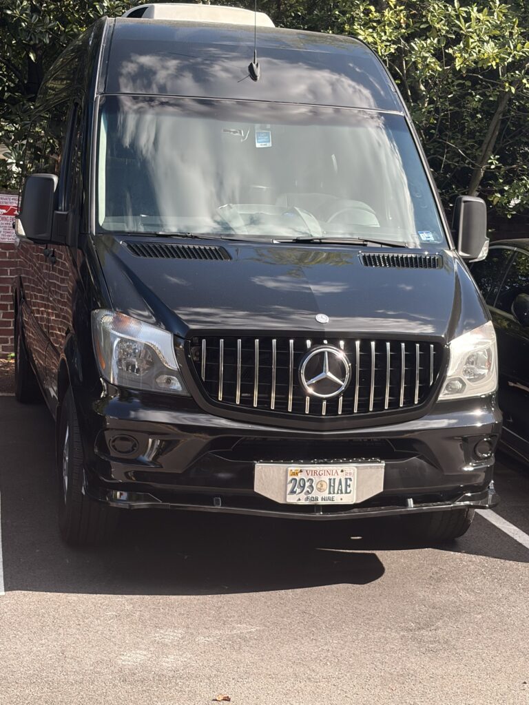 Sprinter ready for a group pickup